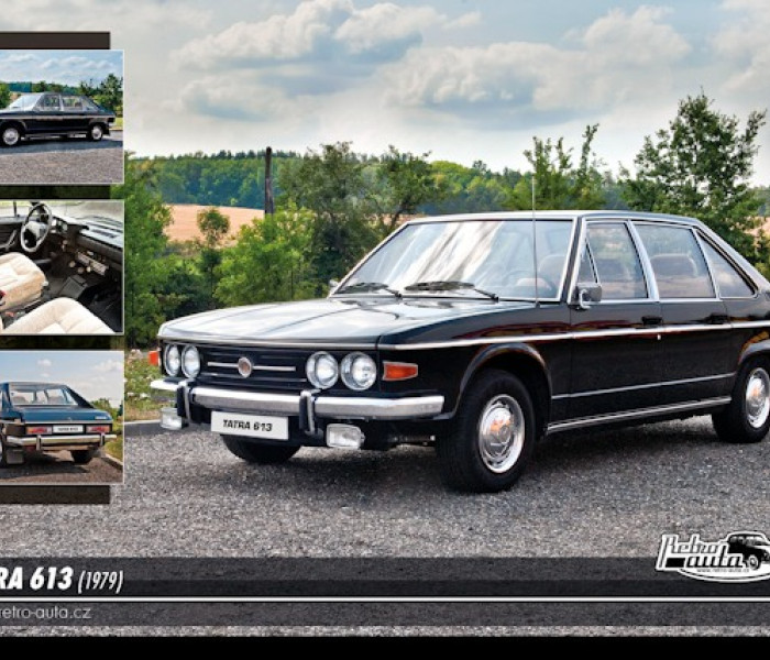 Puzzle - Retro-auta - Puzzle Tatra 613 (1979)