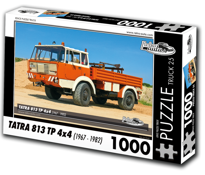 Puzzle - Retro-auta - Tatra 813 TP 4x4 (1967-1982)