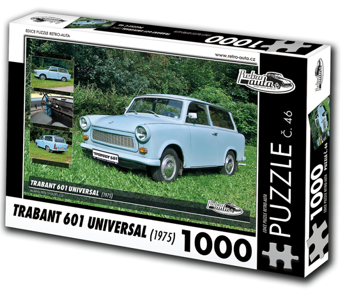 Puzzle - Retro-auta - Puzzle Trabant 601 Universal (1975)