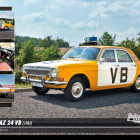 Puzzle - Retro-auta - Puzzle Volha GAZ 24 VB (1984)