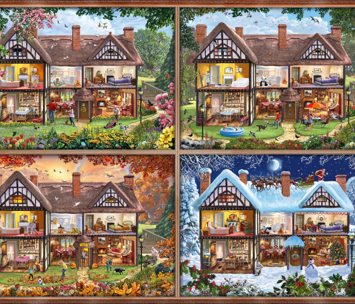 Puzzle - Schmidt - Dom Czterech Pór Roku