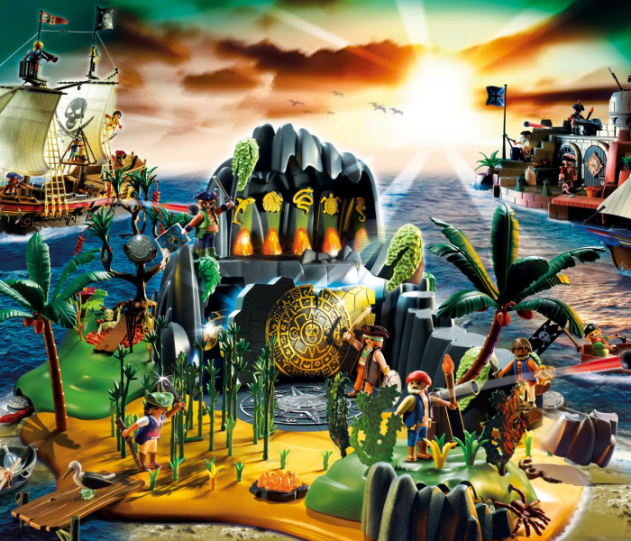 Puzzle - Schmidt - Wyspa Piratów + figurka