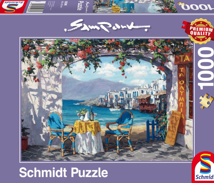 Puzzle - Schmidt - Romantyczna randka na Mykonos