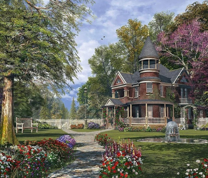 Puzzle - Schmidt - Rezydencja wiejska z wieżyczką