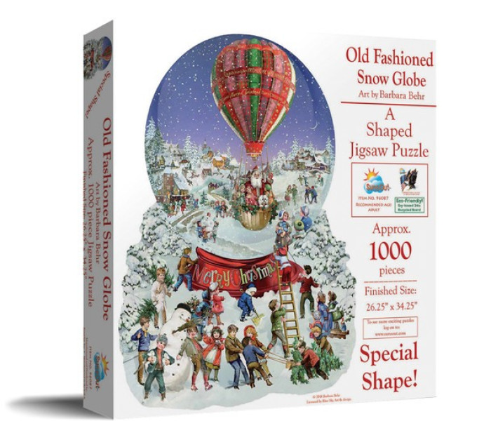 Puzzle - Sunsout - Bożonarodzeniowy balon