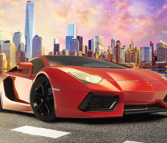 Puzzle - Trefl - Przejażdżka o zachodzie słońca