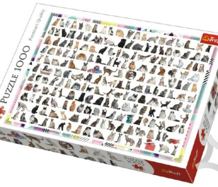 Puzzle - Trefl - 208 kotów