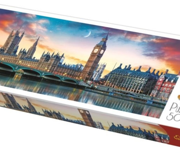 Puzzle - Trefl - Big Ben, Londyn - Puzzle Panoramiczne
