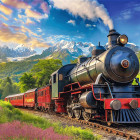 Puzzle - Trefl - Podróż pociągiem