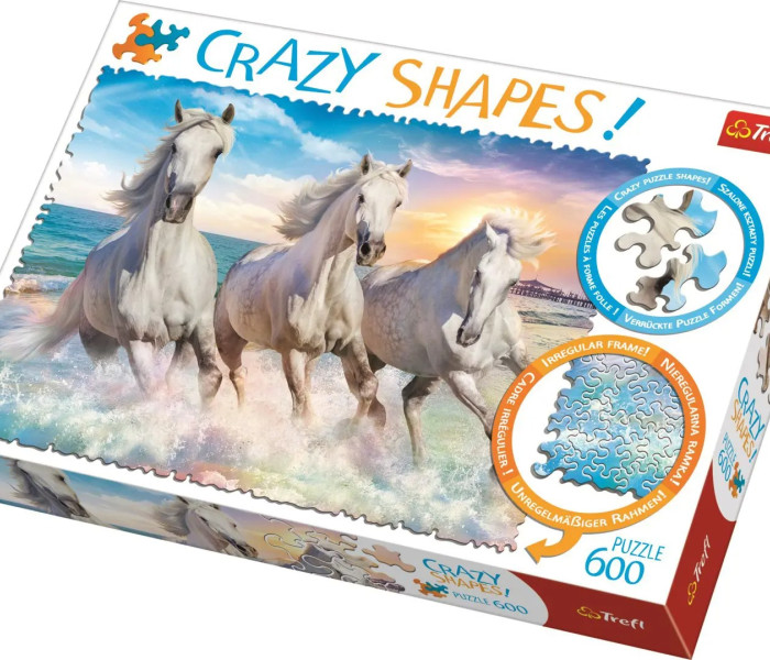 Puzzle - Trefl - Galopujące konie wśród fal