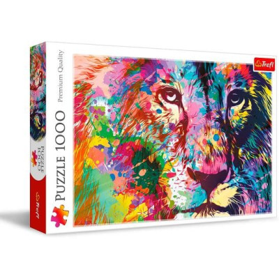 Kolorowy lew