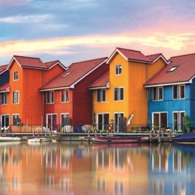 Groningen, Holandia - Puzzle Panoramiczne 