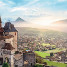 Puzzle - Trefl - Zamek Menthon, Francja - Puzzle Panoramiczne