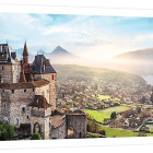 Puzzle - Trefl - Zamek Menthon, Francja - Puzzle Panoramiczne