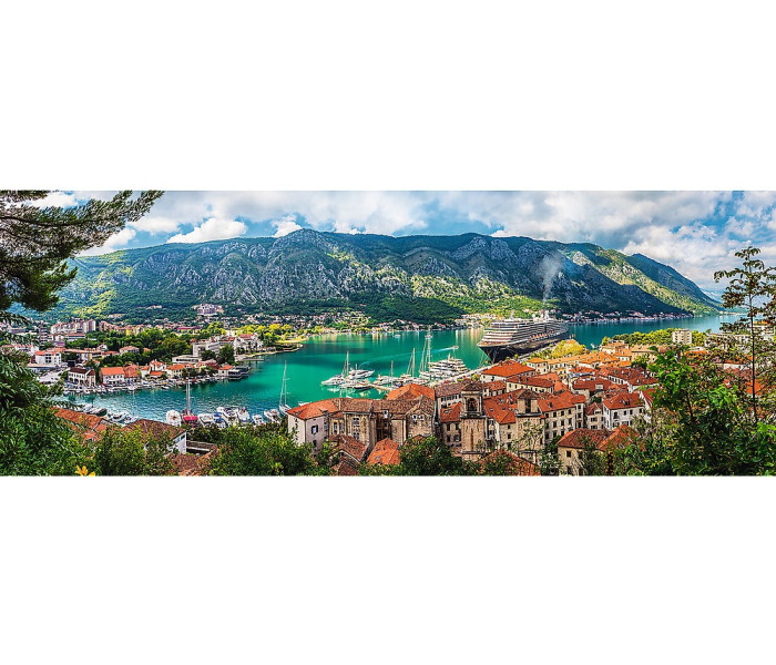 Puzzle - Trefl - Kotor, Czarnogóra - Puzzle Panoramiczne