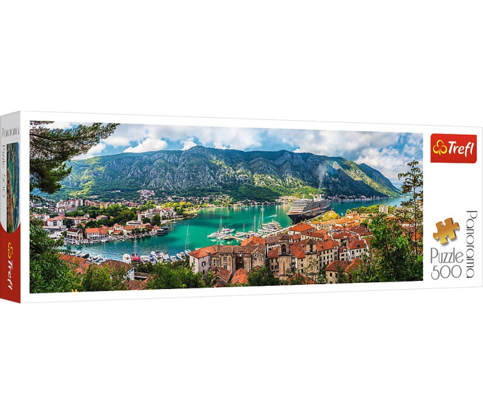 Puzzle - Trefl - Kotor, Czarnogóra - Puzzle Panoramiczne