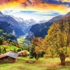 Puzzle - Trefl - Malownicza alpejska wioska