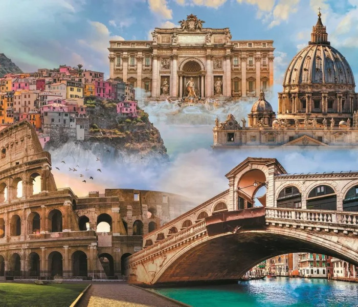 Puzzle - Trefl - Ulubione miejsca: Włochy