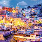 Puzzle - Trefl - Wyspa Procida nocą, Włochy