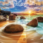 Puzzle - Trefl - Plaża Samudra, Indie