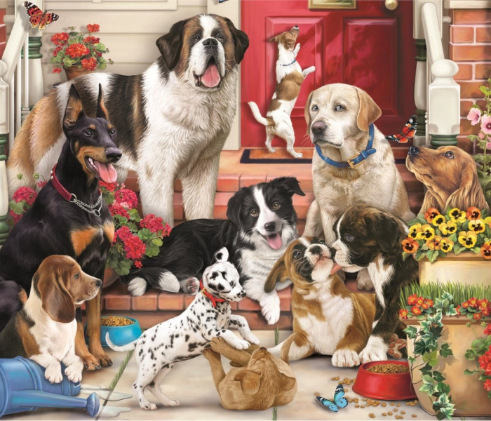 Puzzle - Trefl - Zabawa z psem