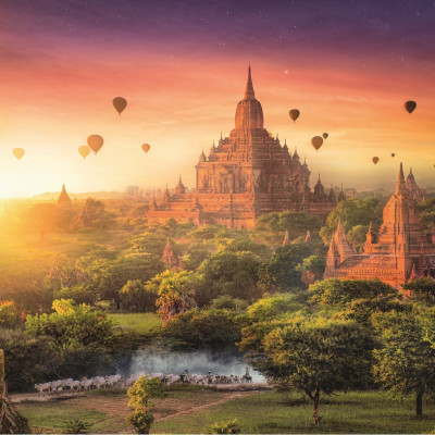 Starożytna świątynia w Birmie