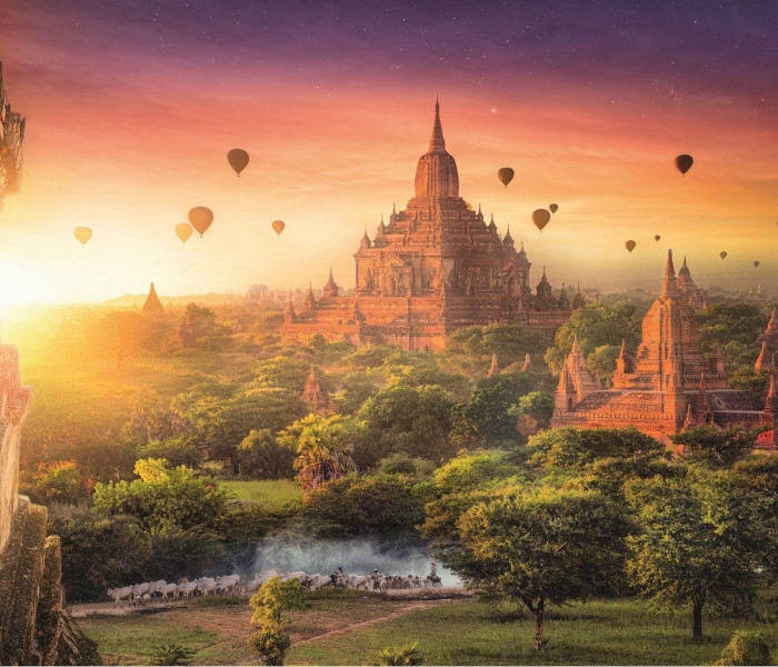 Puzzle - Trefl - Starożytna świątynia w Birmie