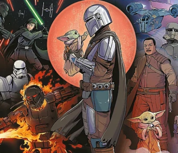 Puzzle - Trefl - The Mandalorian:Przygoda - Puzzle Panoramiczne