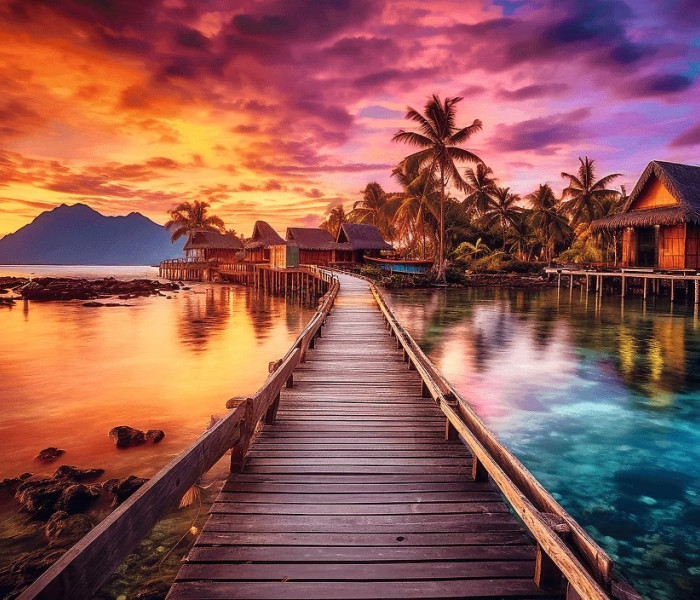 Puzzle - Trefl - Tropikalny raj