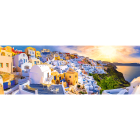 Puzzle - Trefl - Zachód słońca na Santorini, Grecja - Puzzle Panoramiczne