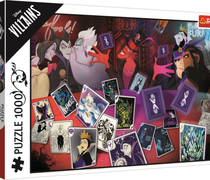 Puzzle - Trefl - Złoczyńcy - Tylko dobre karty