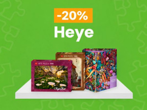 20% rabatu na puzzle Heye