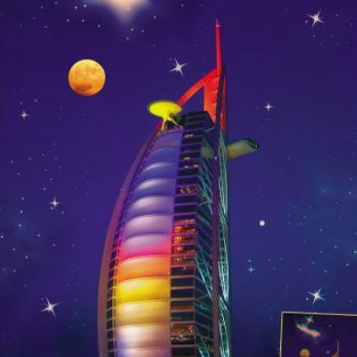 Burj al Arab - Świecąca układanka