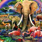 Puzzle - Bluebird - Afrykańska Sawanna