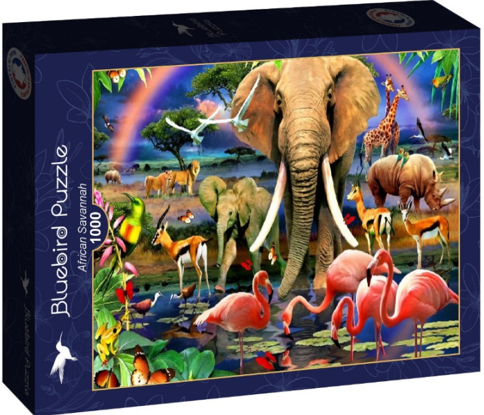 Puzzle - Bluebird - Afrykańska Sawanna