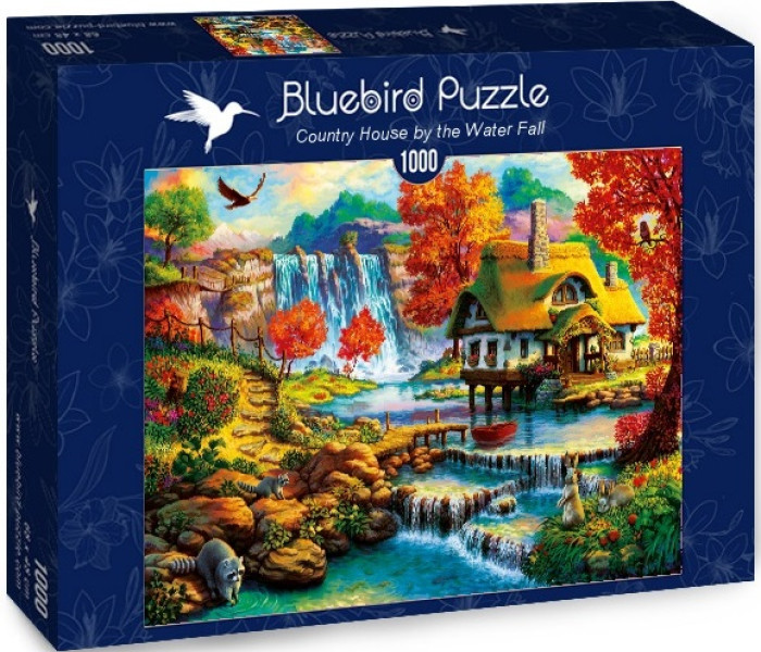 Puzzle - Bluebird - Dom przy wodospadzie