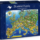 Puzzle - Bluebird - Zabytki Europy