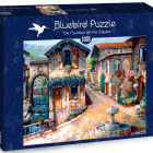 Puzzle - Bluebird - Fontanna na placu