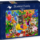 Puzzle - Bluebird - Figlarne kocięta