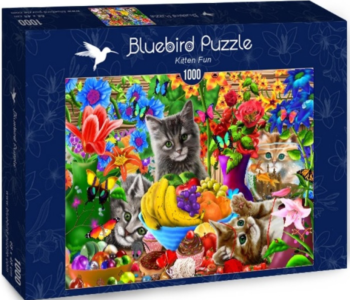Puzzle - Bluebird - Figlarne kocięta