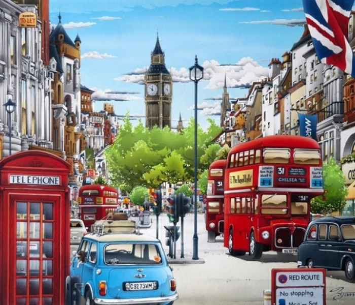 Puzzle - Bluebird - Londyn