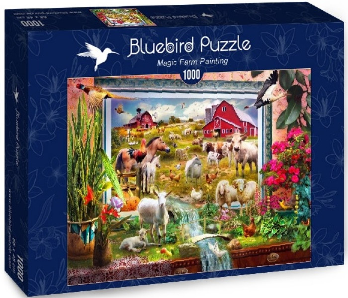 Puzzle - Bluebird - Malowana farma