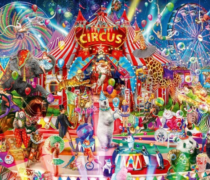 Puzzle - Bluebird - Nocny cyrk