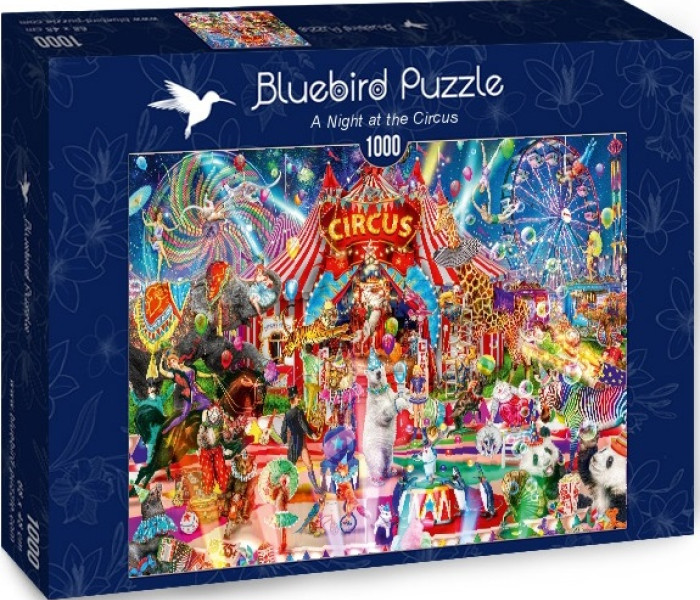Puzzle - Bluebird - Nocny cyrk