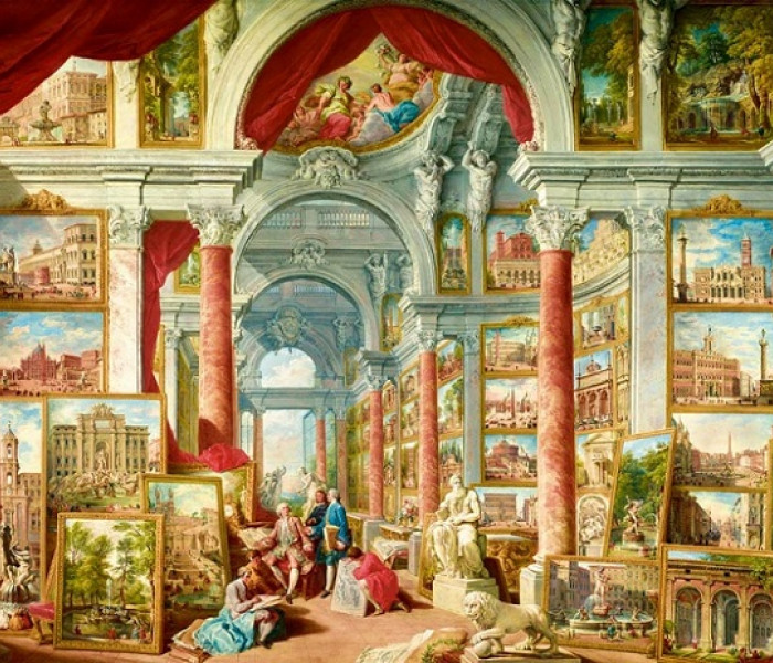 Puzzle - Bluebird - Obrazy z widokami współczesnego Rzymu