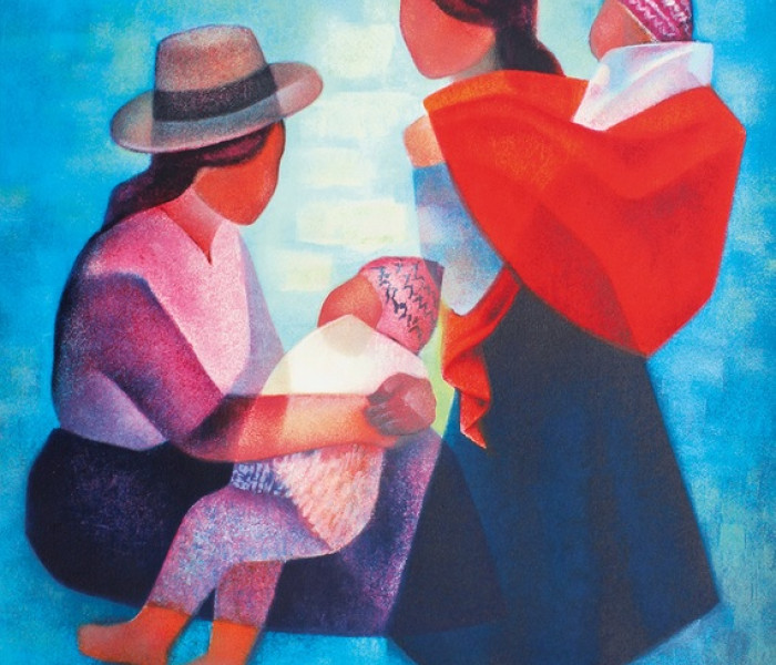 Puzzle - Bluebird - Peruwiańska rodzina