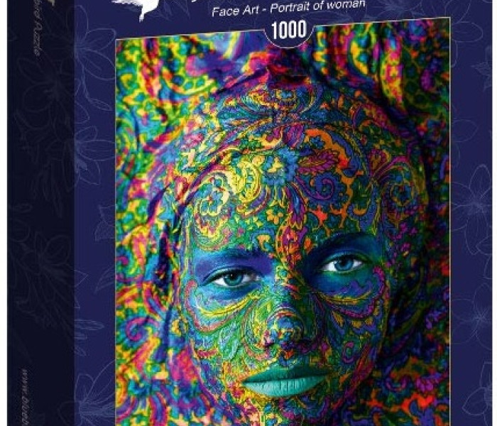 Puzzle - Bluebird - Portret kobiety