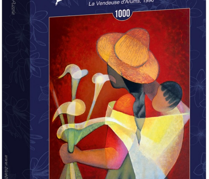 Puzzle - Bluebird - Dziewczyna sprzedająca kwiaty