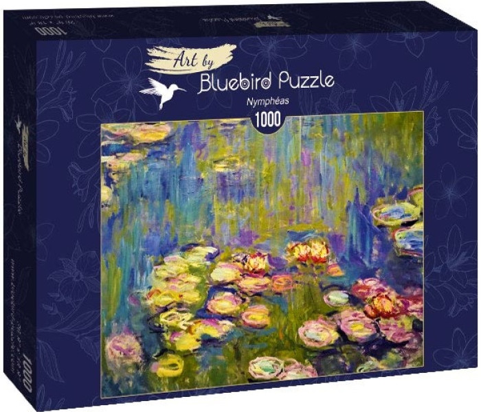 Puzzle - Bluebird - Kwitnące lilie wodne