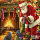 Puzzle - Bluebird - Święty Mikołaj